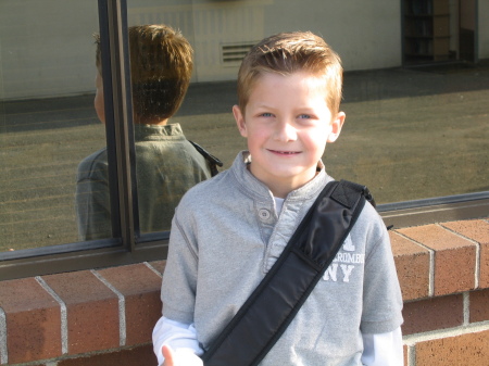 Parker 7 yrs - First day of school 2008