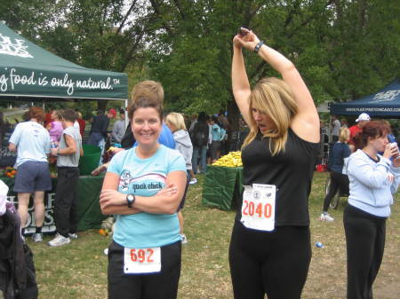 Oct. '07-Deb & me, 5K Pumpkin Prance, Chicago