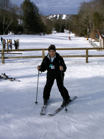 Skiing in February 2006