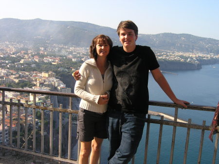 Me and Dustin in Greece