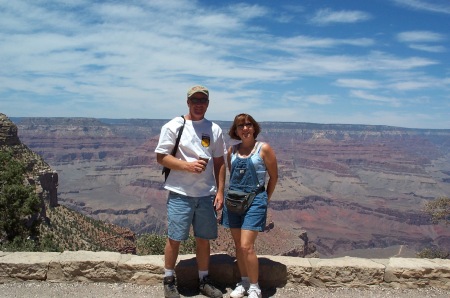 Eileen and Wayne Sanders at Grand Canyon