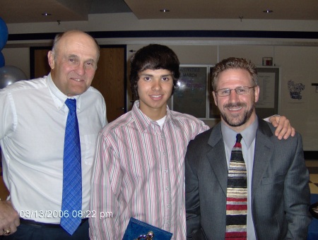 My 15 year Old and his Wrestling Coaches