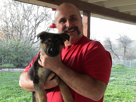 Shane and baby Rocky