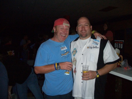 Jeff Ludlum and myself at the Class of 1985 20 year reunion bowling event 2005