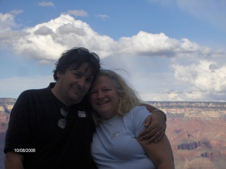 Peter and Joanne at the Grand Canyon, October 8, 2006