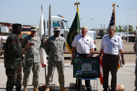 Joe Hattrup & Jim Hattrup at National Guard Presentation