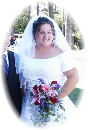 My daughter, Rose, on her wedding day