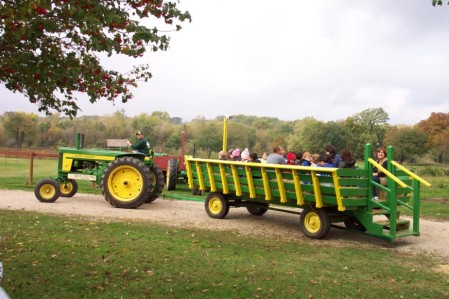 Paul's New John Deere 720 and Hay Wagon