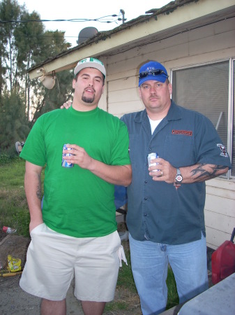 My son Nate Jr. and hubby Nate..