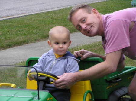 Grampy with Grandson Treyton