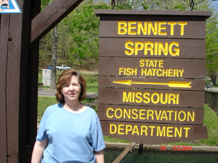 At the Bennett Springs Fish Hatcherie, Missouri