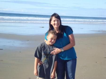 Jared and I at the beach