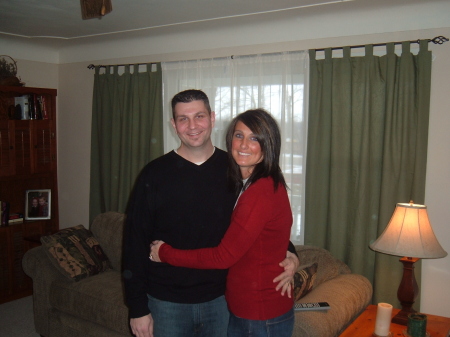 Anthony and I Christmas 2007