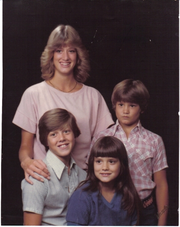 My kids, Laura, Matt, Mark & Karin - 1979