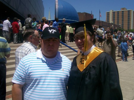 My oldest sons on graduation day 2007
