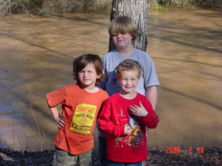 My nephews Andrew and Donovan w/grandson Jacob