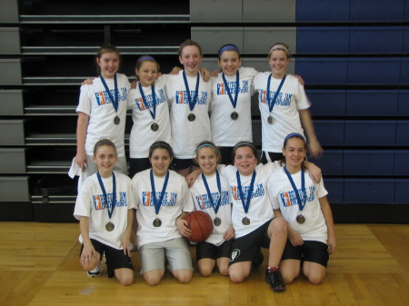 Blair 6th grade girls' basketball team