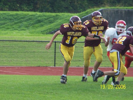 Faked the pass...handoff instead - TD (13 years old)