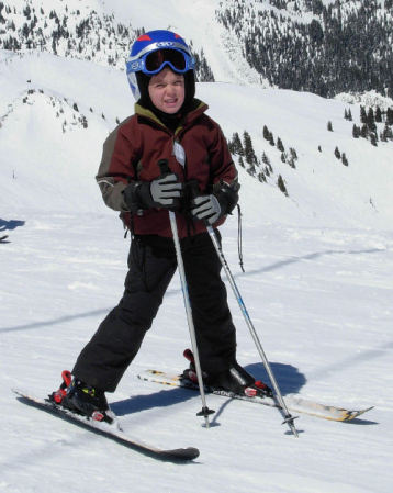 Skiing at A-Basin, 2007