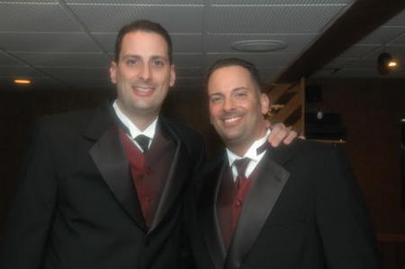 My Brother Matt and Me at my Wedding...Two SJV Boys