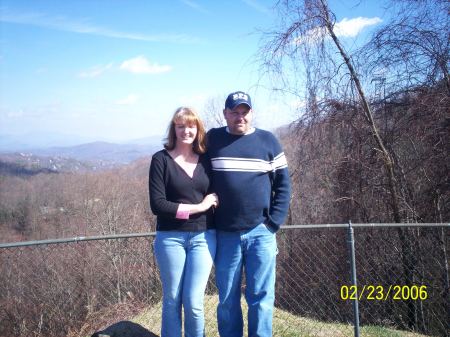 Me and my hubby in Gatlinburg 2006
