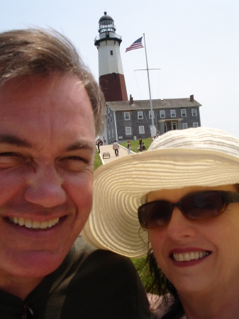 Tom and Kathy at Montauk lighthouse