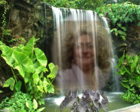 Me in the Waterfall 2009 New Years