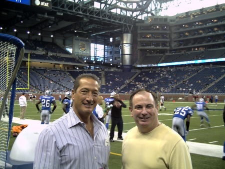 Me and friend Dave at the Detroit/Bears game