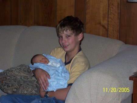 picture of my two grand sons Carter and Zach