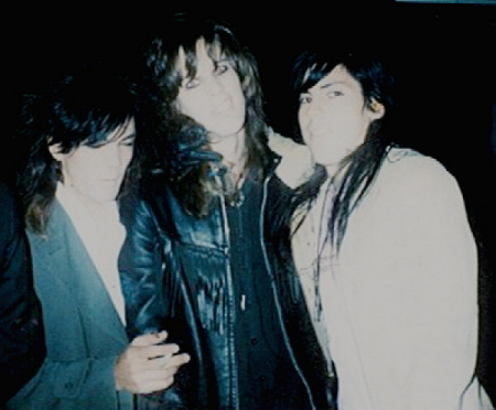 chuck, me, our first drummer, eddie bruno R.I.P.