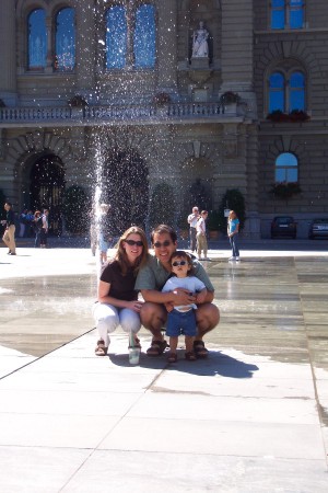 Our family in Bern, Switzerland