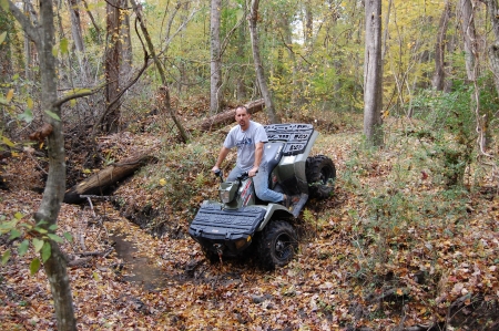 On my ATV