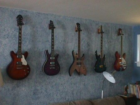 the living room guitars