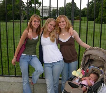 My sister Kadi, Kelsey, Erin & me - summer '06