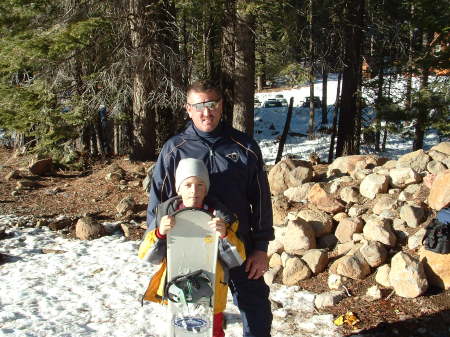 My Youngest son Blake and I at Dodge Ridge