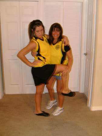 My soccer star and Team mom