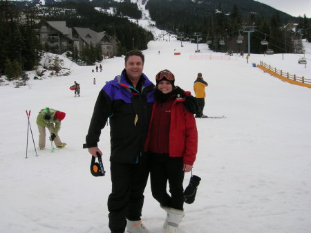 skiing at Whistler