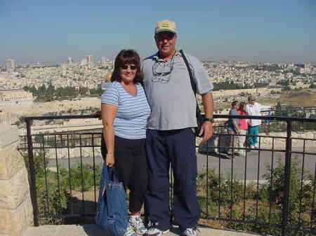 Mary and I in Jerusalem in June of 2001