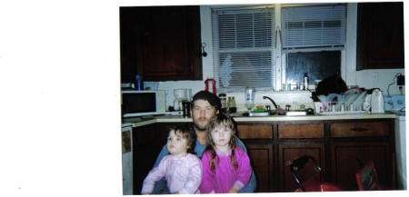 This is my husband John and our two daughters