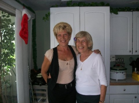 Mom and me on Thanksgiving