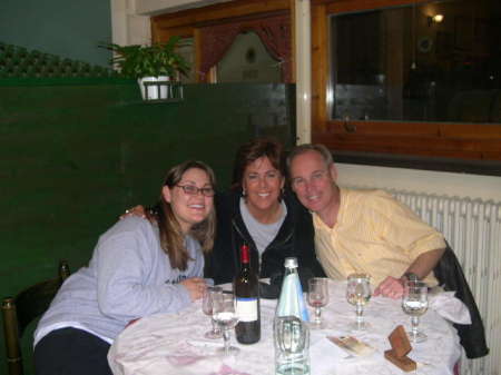 My daughter, Shannon, Tom and I in Italy, 2006