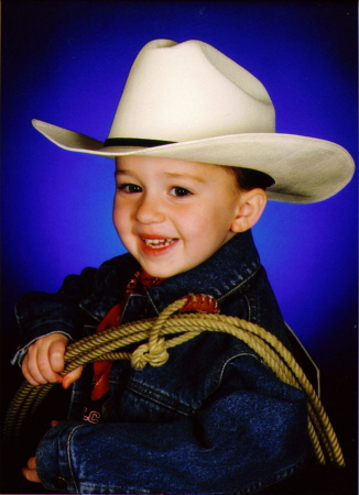 My Little Cowboy  3 yrs old