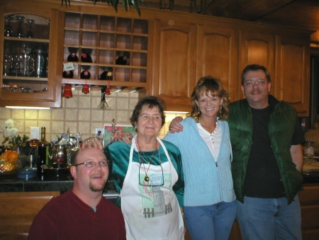   Herman, mom, me, and Tim