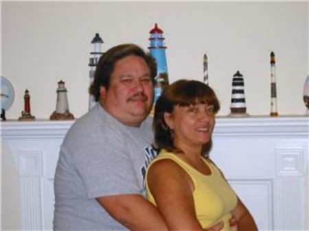 Me & Hubby in the Fall of 2007