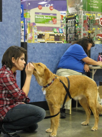 Desi and her dog Luke