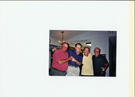 Ronnie, Mike, Eddy and Fred Golf In 2001