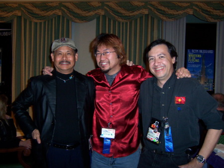 William F. Wu (author), Frank Wu (artist), and me