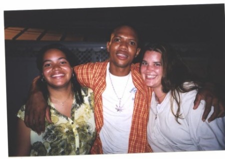 Jeania, Shorty and Ragan in the Bahamas