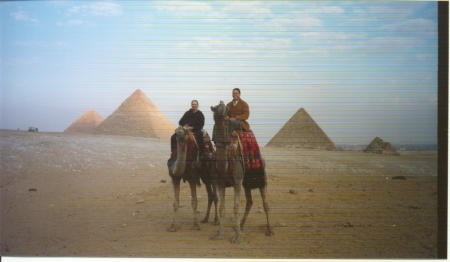 In Egypt with daughter, Michelle