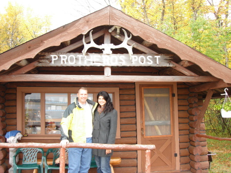 craig and me at lake of the woods, mn